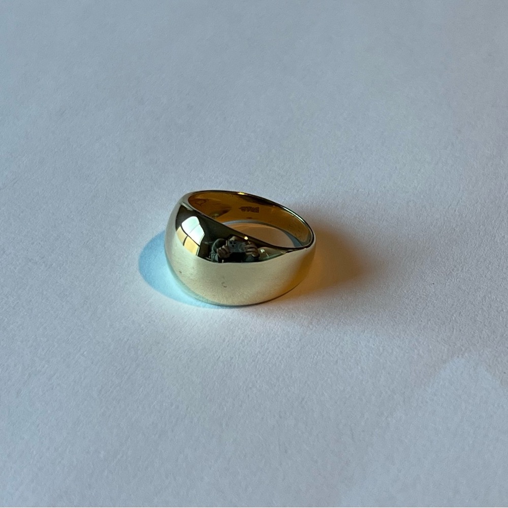 14k Gold 13mm Cigar Band | Made In Italy